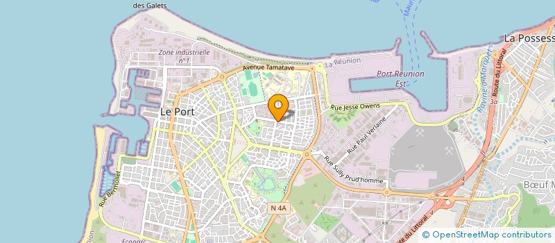 localisation de l'entreprise ASSOC FOYER JEUNES TRAVAILLEURS DU PORT à LE PORT