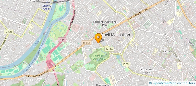 localisation de l'entreprise ASSOC FRANC DE COOP RECHERCHE IND AUSTR à RUEIL-MALMAISON