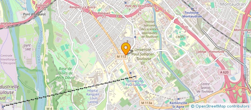 localisation de l'entreprise ASSOC FRANC EUROP ETUDES ODONTOLOGIE à TOULOUSE