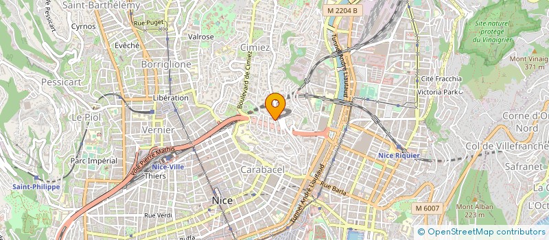 localisation de l'entreprise ASSOC FRANCAISE DES RADIOS FM à NICE
