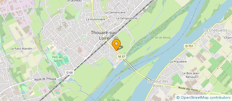 localisation de l'entreprise ASSOC FRANCAISE ETUDE PLANTES PARASITES  MAUVES-SUR-LOIRE