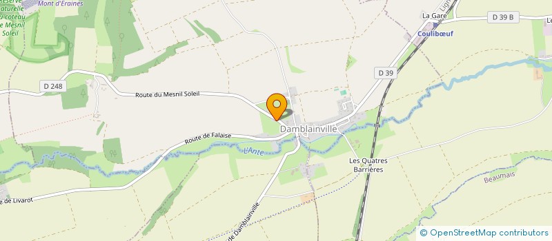 localisation de l'entreprise ASSOC FRANCAISE LA JOIE DE VIVRE à DAMBLAINVILLE