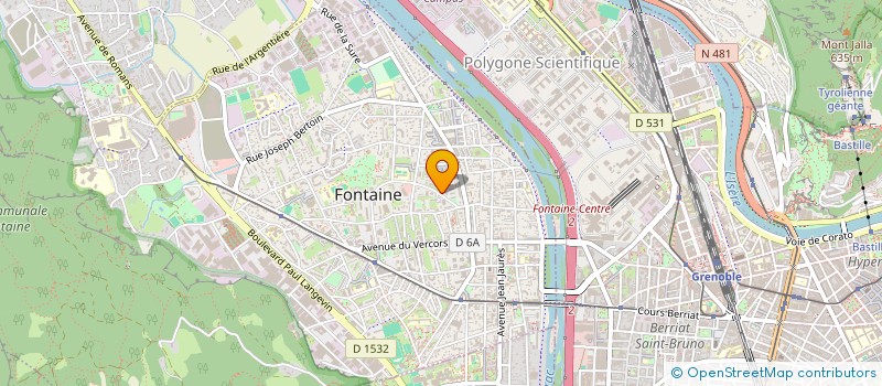 localisation de l'entreprise ASSOC FRANCAISE MASSAGE POUR BEBE à FONTAINE