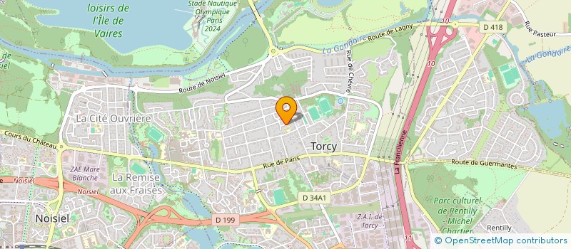 localisation de l'entreprise ASSOC FRANCAISE PROMO ARTS DU SPECTACLE  TORCY