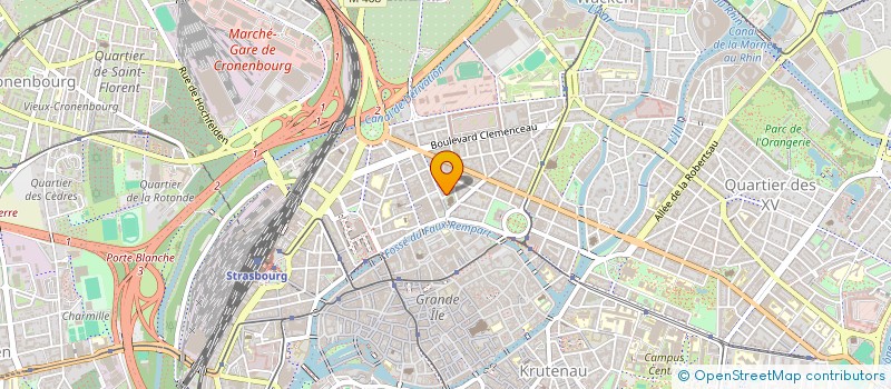 localisation de l'entreprise ASSOC FRANCO ALLEMANDE POUR L EUROPE à STRASBOURG