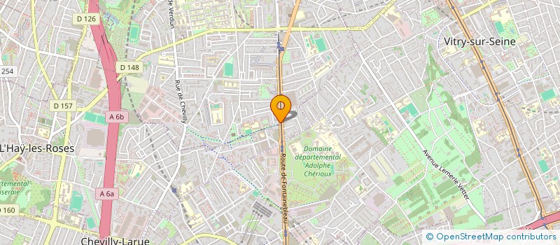 localisation de l'entreprise ASSOC FRANCO CHINOISE DU DEVELOPPEMENT URBAIN DURABLE à VILLEJUIF