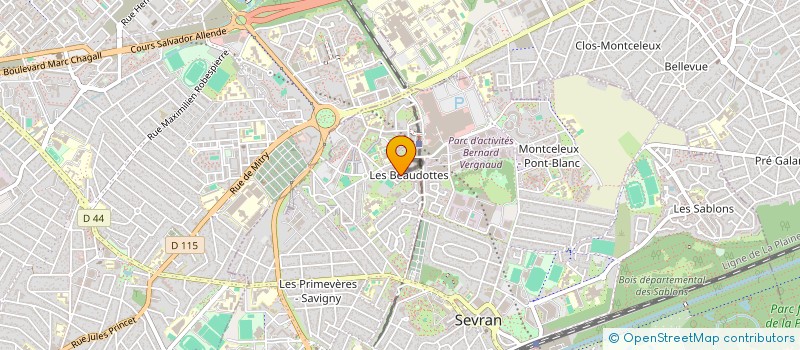 localisation de l'entreprise ASSOC FRANCO INDIENNE 3 VILLES  ... à SEVRAN