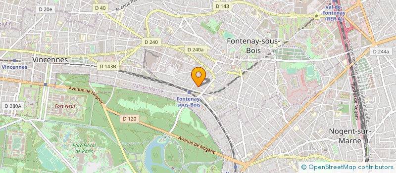 localisation de l'entreprise ASSOC FRANCO NORVEGIENNE ACTION SOCIALE à FONTENAY-SOUS-BOIS