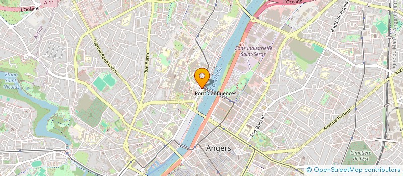 localisation de l'entreprise ASSOC FRANCOPHONE DE FORMATEURS EN SIMULATION ET D'ACTEURS DE PATIENTS SIMULES à ANGERS