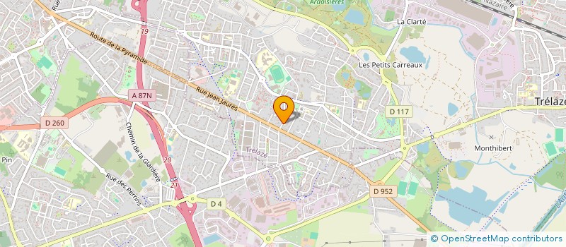 localisation de l'entreprise ASSOC GARDERIE DE L ECOLE à TRELAZE