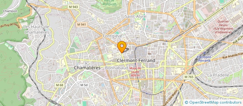 localisation de l'entreprise ASSOC GE PERFORMANCES  CLERMONT-FERRAND