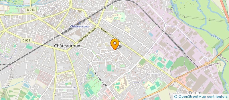 localisation de l'entreprise ASSOC GENERAL INSTITUT ECOLE MATERNELLE à CHATEAUROUX