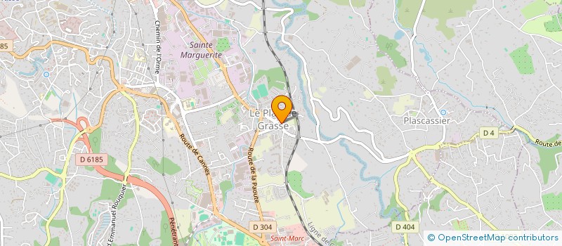 localisation de l'entreprise ASSOC.GENS DE LA ROUTE DE CANNES  GRASSE