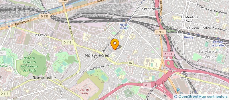 localisation de l'entreprise ASSOC GERARD PHILIPPE à NOISY-LE-SEC