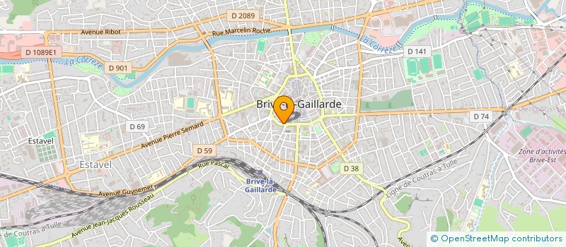 localisation de l'entreprise ASSOC GERMIS à BRIVE-LA-GAILLARDE