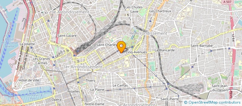 localisation de l'entreprise ASSOC GEST CHIR DENTISTES VAR à MARSEILLE