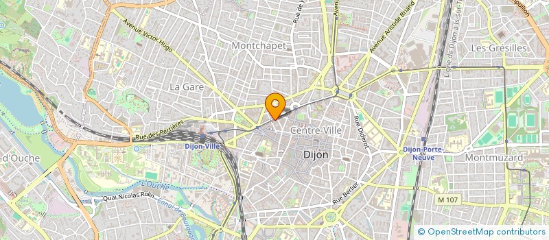 localisation de l'entreprise ASSOC GEST EQUIP SOCIAUX PTT à DIJON