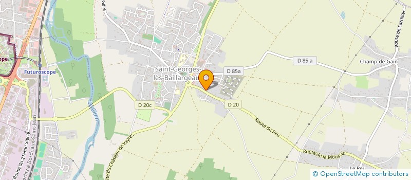 localisation de l'entreprise ASSOC GEST MAISON DE PAYS VAL DU CLAIN à DISSAY
