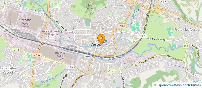 localisation de l'entreprise ASSOC GEST REST INTER ADMINIS DE VESOUL à VESOUL