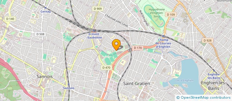 localisation de l'entreprise ASSOC GESTI CENTRE DEPART FORM ANIM SPOR à EAUBONNE