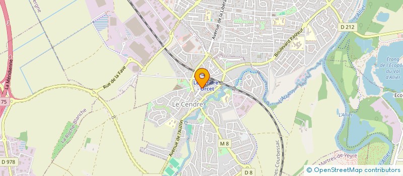 localisation de l'entreprise ASSOC GESTION CANTINE SCOLAIRE à ORCET