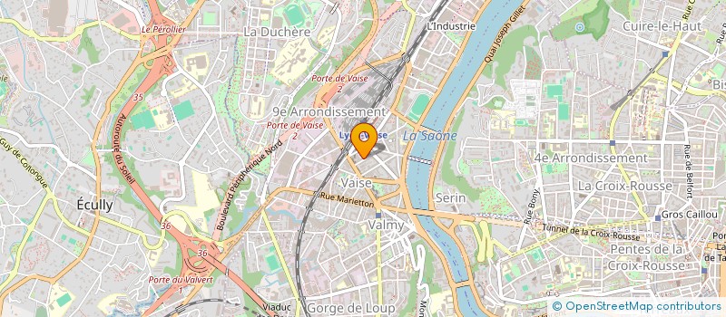 localisation de l'entreprise ASSOC GESTION CANTINE SCOLAIRE à LYON