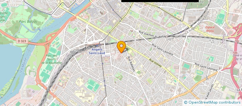 localisation de l'entreprise ASSOC GESTION COMITE DEPART RETRAITES à ANGERS