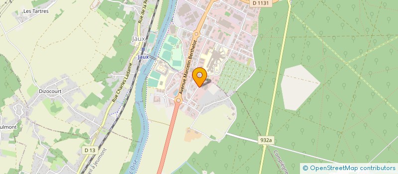 localisation de l'entreprise ASSOC GESTION DES ATELIERS PROTEGES à LACROIX-SAINT-OUEN