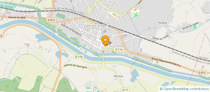 localisation de l'entreprise ASSOC GESTION DES DEUX RIVES à VALENCE