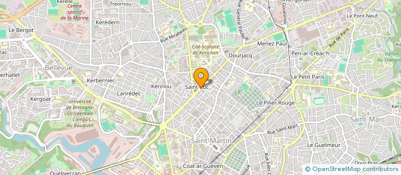 localisation de l'entreprise ASSOC GESTION EMPLOIS FAMILIAUX à BREST