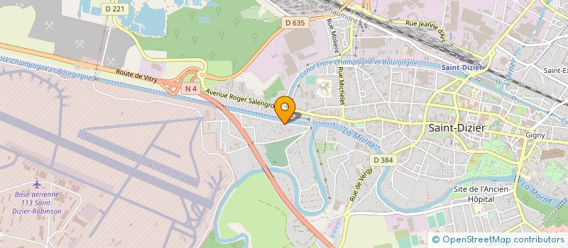 localisation de l'entreprise ASSOC GESTION ENTREPRISE INSERTION  SAINT-DIZIER