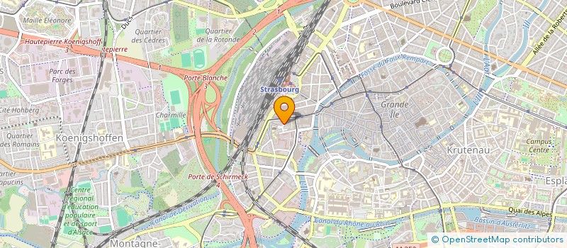 localisation de l'entreprise ASSOC GESTION EQUIPEMENTS SOCIAUX à STRASBOURG