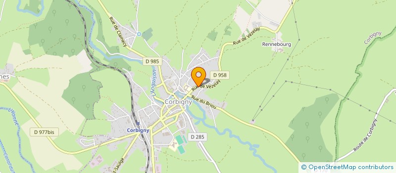 localisation de l'entreprise ASSOC GESTION ETABL AGRICOLE à CORBIGNY