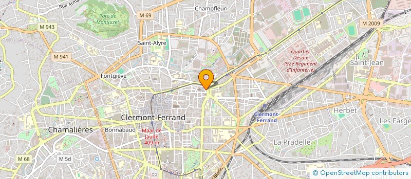 localisation de l'entreprise ASSOC GESTION IMMOB DIOCES ENSEIGN CATHO  CLERMONT-FERRAND