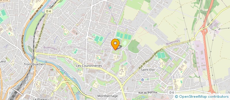 localisation de l'entreprise ASSOC GESTION ORGANISMES SPORTIFS à POITIERS