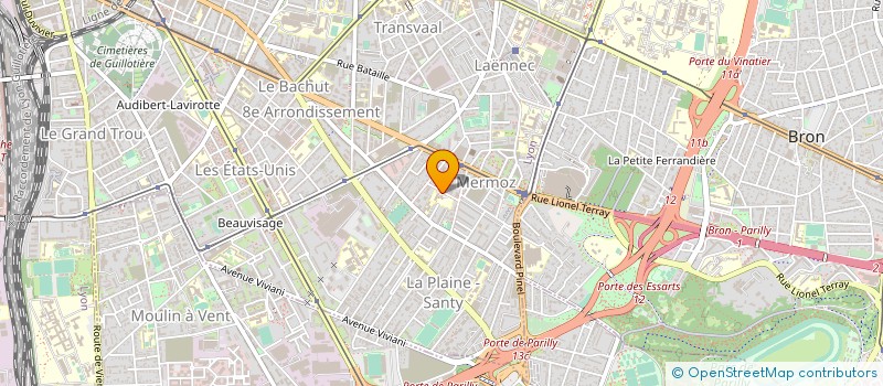 localisation de l'entreprise ASSOC GESTION RESID ROTONDE à LYON