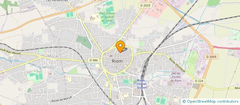 localisation de l'entreprise ASSOC GESTION RESTAU ADMINISTRATIF à RIOM