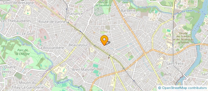 localisation de l'entreprise ASSOC GESTIONNAIRE RESIDENCE JEAN DOREAU à NANTES