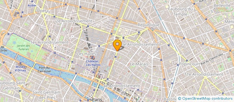 localisation de l'entreprise ASSOC GIE FRUITIER à PARIS