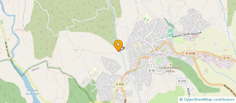 localisation de l'entreprise ASSOC GIRASOL  FORCALQUIER