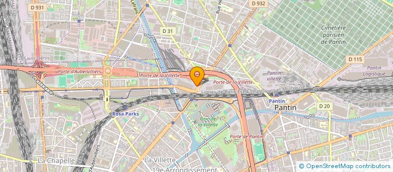 localisation de l'entreprise ASSOC GLAZ'ART à PARIS