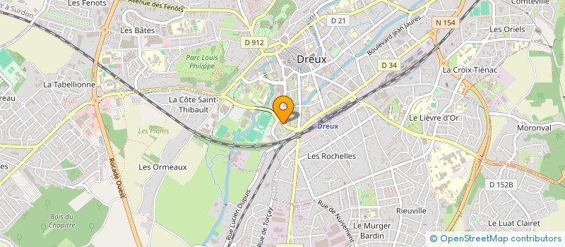 localisation de l'entreprise ASSOC GOLDER ROGER-YAHER JEAN-MARC à DREUX