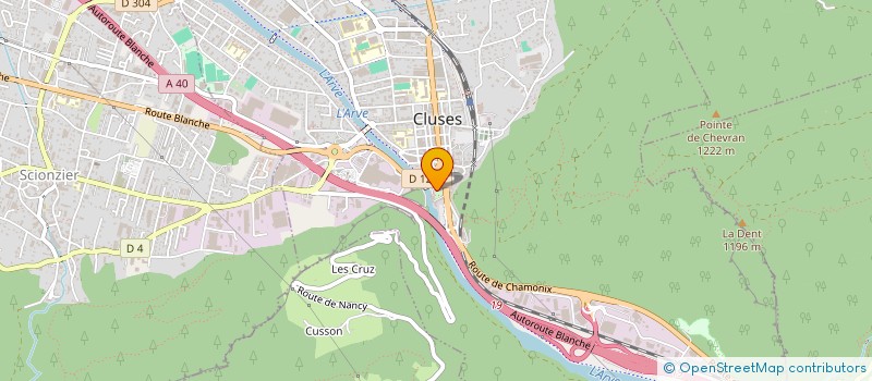 localisation de l'entreprise ASSOC GRAND MASSIF PROMOTION à CLUSES