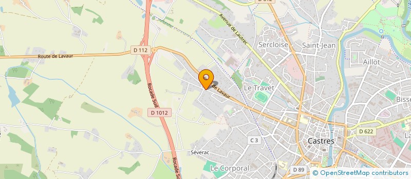 localisation de l'entreprise ASSOC GRANIT LAINE NORMALIS.ET FORMATION  CASTRES