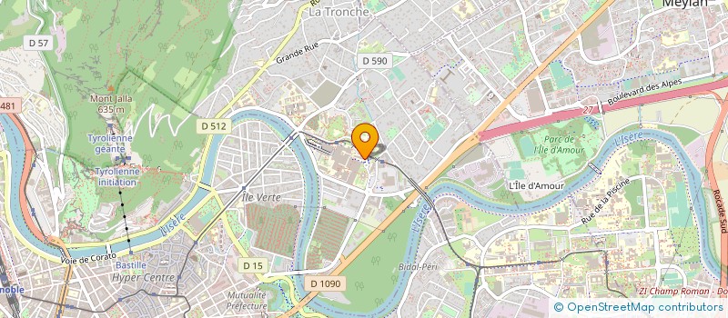 localisation de l'entreprise ASSOC GRENOBLOISE RECHERCHE à LA TRONCHE