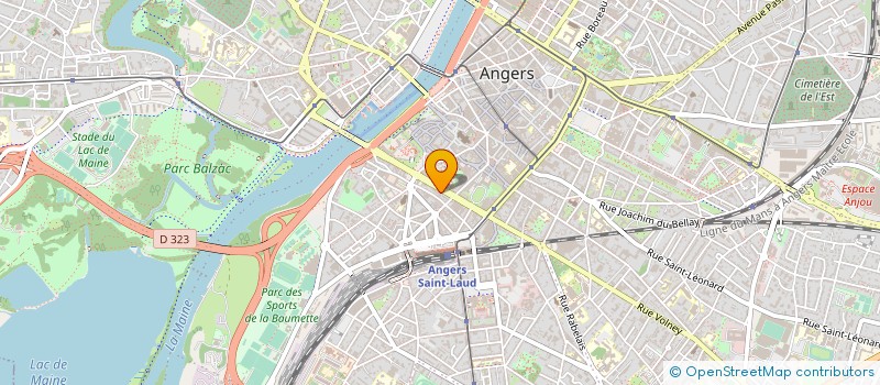 localisation de l'entreprise ASSOC GROUP ASSISTANCE ROUTIERE DEPANNAG à ANGERS