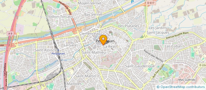 localisation de l'entreprise ASSOC GROUP CULTUR JOVENTUT CATALAN  PERPIGNAN