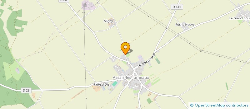 localisation de l'entreprise ASSOC GROUP EMPLOYEURS GEMOMECA  ASSAIS-LES-JUMEAUX