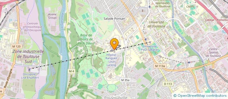 localisation de l'entreprise ASSOC GROUP ETUDE DEVELOP CHRONOTHERAPIE à TOULOUSE
