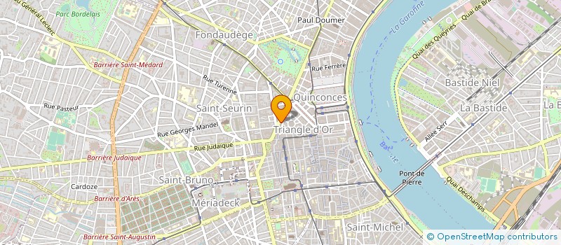 localisation de l'entreprise ASSOC GROUPE ESPACE GESTION à BORDEAUX